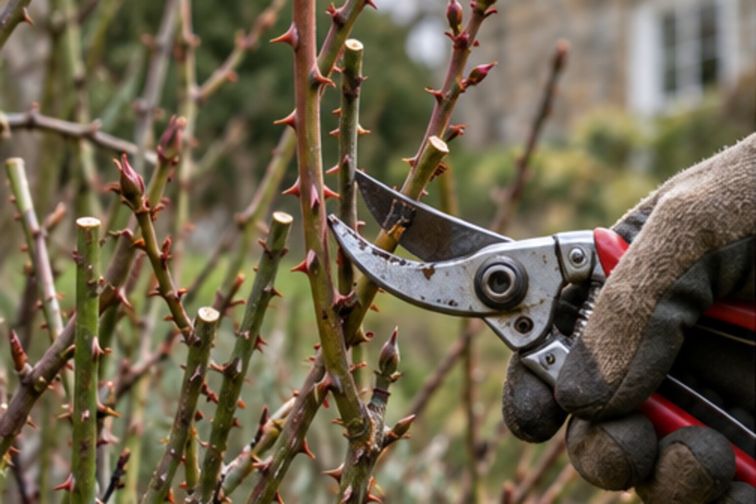 How to prune roses